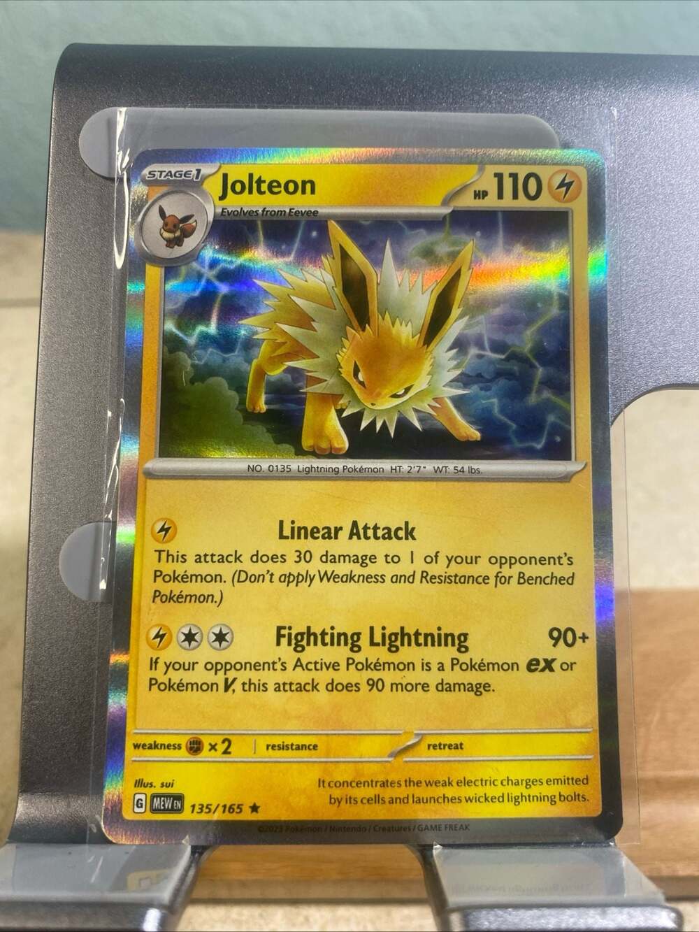 Pokemon Scarlet & Violet 151 - Jolteon 135/165 Rare Holo